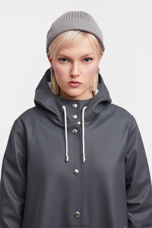 Stutterheim mujer impermeable mosesbacke N80T20 ropa carbón