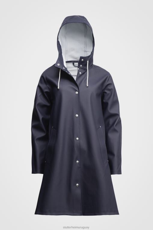 Stutterheim mujer impermeable mosesbacke N80T21 ropa Armada