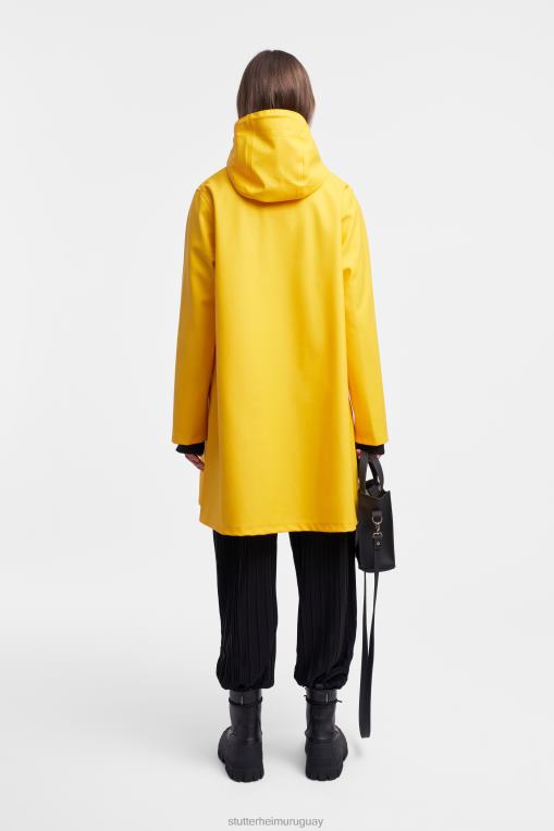 Stutterheim mujer impermeable mosesbacke N80T4 ropa amarillo