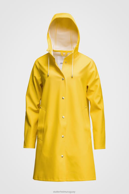 Stutterheim mujer impermeable mosesbacke N80T4 ropa amarillo