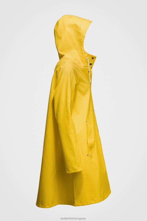 Stutterheim mujer impermeable mosesbacke N80T4 ropa amarillo