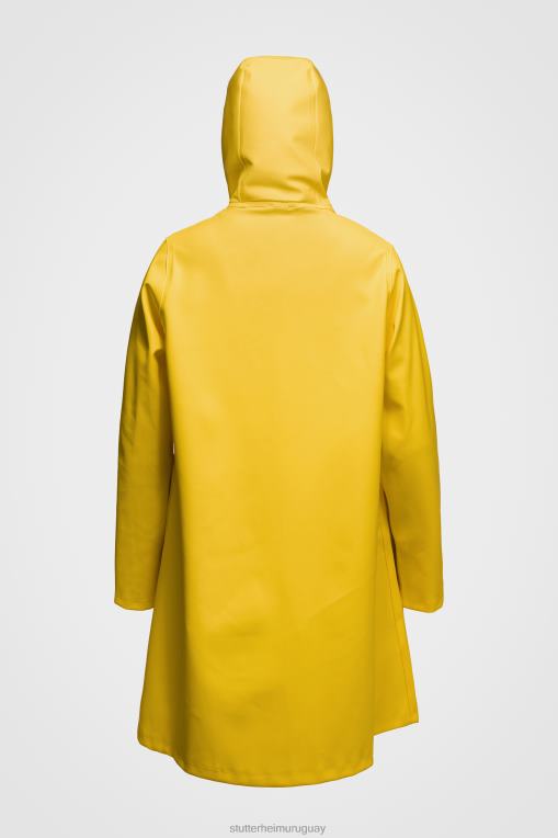 Stutterheim mujer impermeable mosesbacke N80T4 ropa amarillo