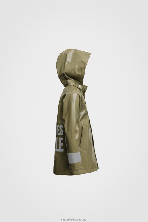 Stutterheim niños impermeable mini ópalo para niños N80T425 ropa áloe