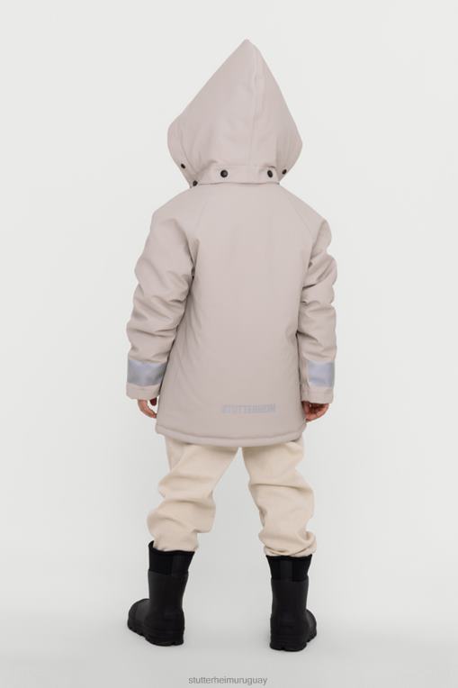 Stutterheim niños mini impermeable de invierno para niños N80T427 ropa arena clara