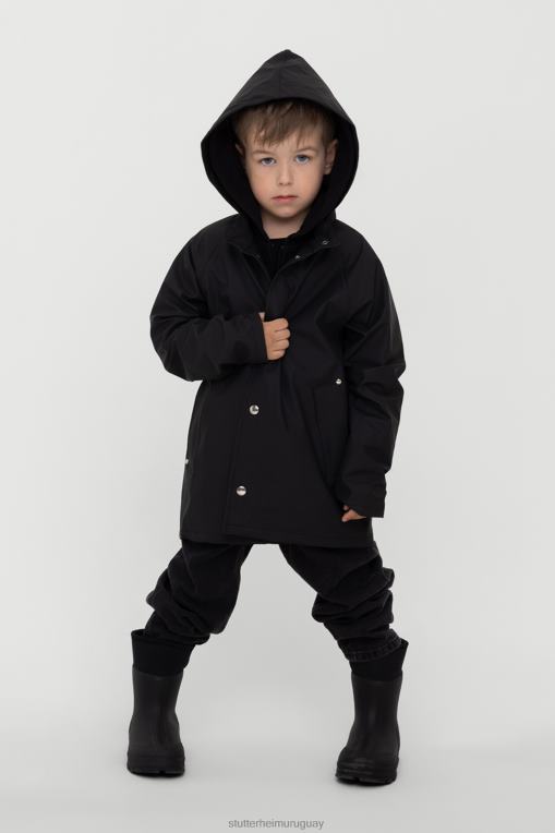 Stutterheim niños mini impermeable ligero para niños N80T328 ropa negro