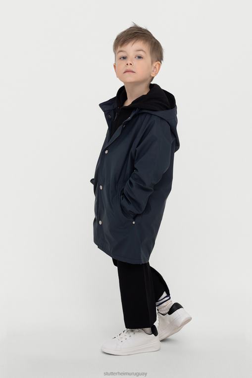 Stutterheim niños mini impermeable ligero para niños N80T331 ropa Armada