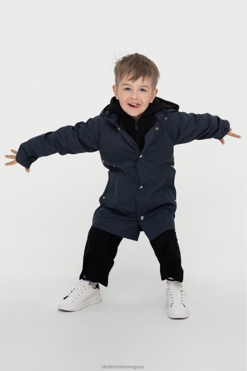 Stutterheim niños mini impermeable ligero para niños N80T331 ropa Armada