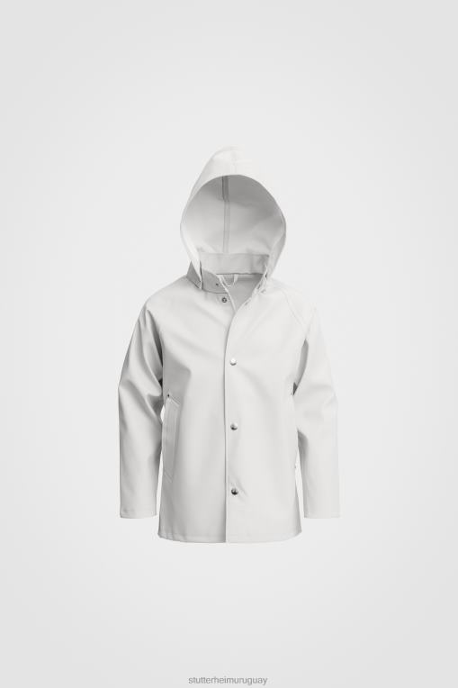 Stutterheim niños mini impermeable para niños N80T422 ropa blanco