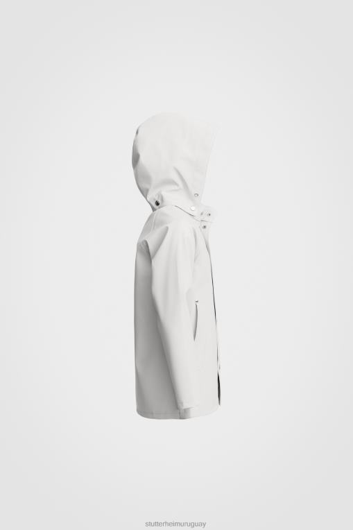 Stutterheim niños mini impermeable para niños N80T422 ropa blanco