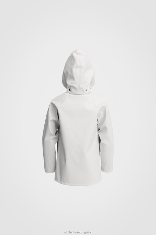 Stutterheim niños mini impermeable para niños N80T422 ropa blanco