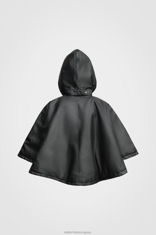 Stutterheim niños mini poncho de invierno concierto N80T429 ropa negro