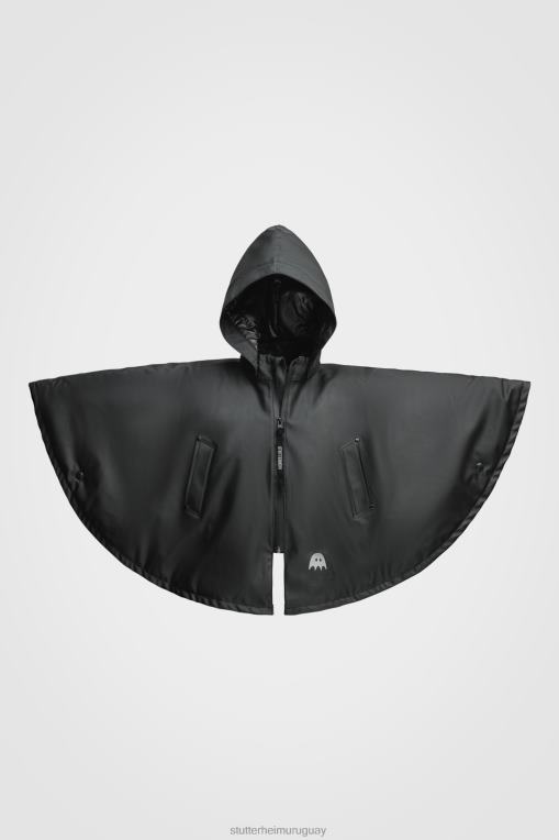 Stutterheim niños mini poncho de invierno concierto N80T429 ropa negro