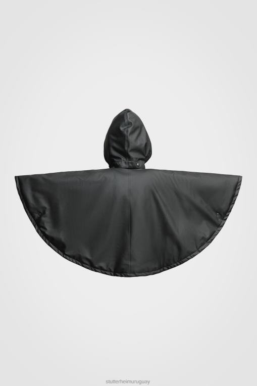 Stutterheim niños mini poncho de invierno concierto N80T429 ropa negro